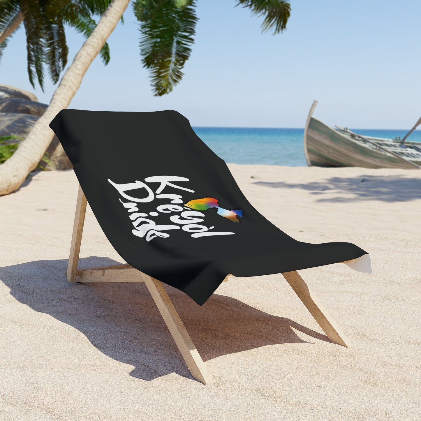 Kreyòl Pride Beach Towel — Rainbow Pride Towel