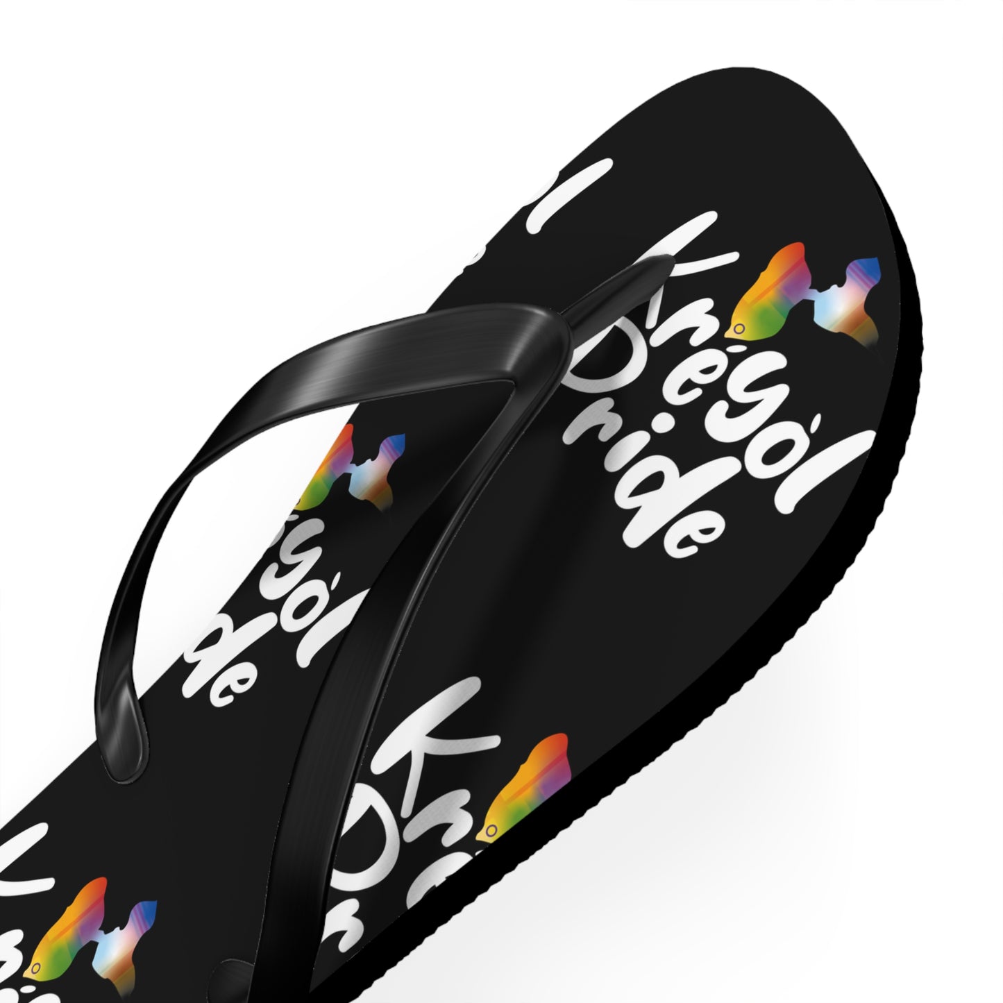 Kreyòl Pride Flip Flops — Rainbow Caribbean Pride Sandals