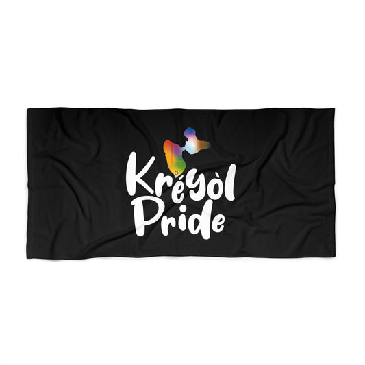 Kreyòl Pride Beach Towel — Rainbow Pride Towel